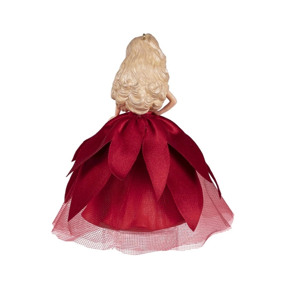 Hallmark Keepsake 2022 Holiday Barbie Ornament Red Gown 8th Series Holiday NEW - Picture 7 of 14